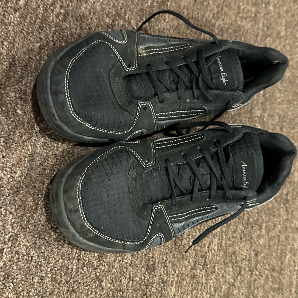 American Eagle Outfitters Men's Black Sneakers 9.5